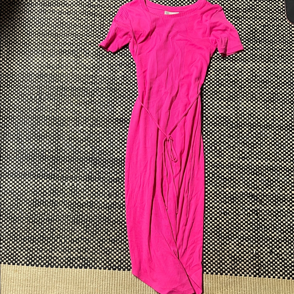Chic Pink Maxi Dress for Women